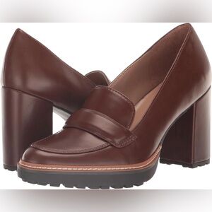 Naturalizer Womens Dabney Brown Heels Size 8 Medium (B, M)